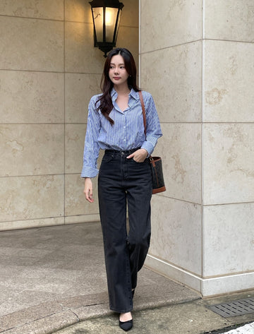 Baron Cuff Stripe Shirt